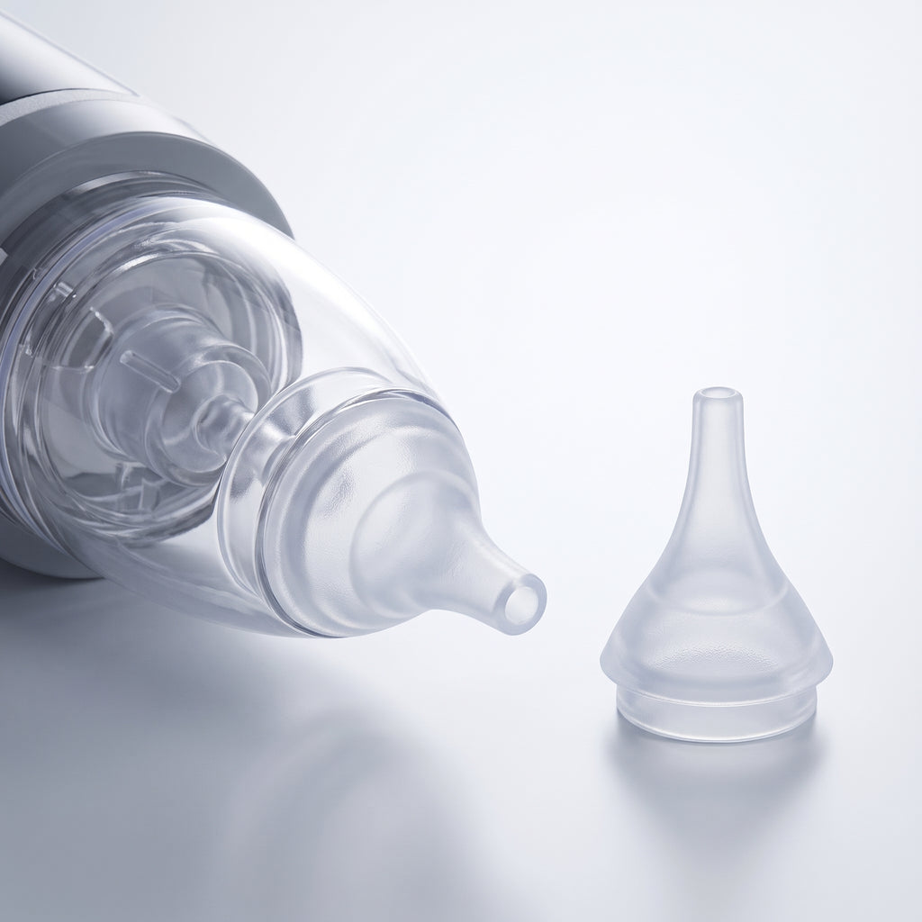 Boquillas de silicona suave del aspirador nasal Tenlax BabyClear