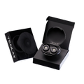 Tapones Antirruido Reutilizables Carbon Black – Reducción de Ruido para Dormir, Concentración y Conciertos